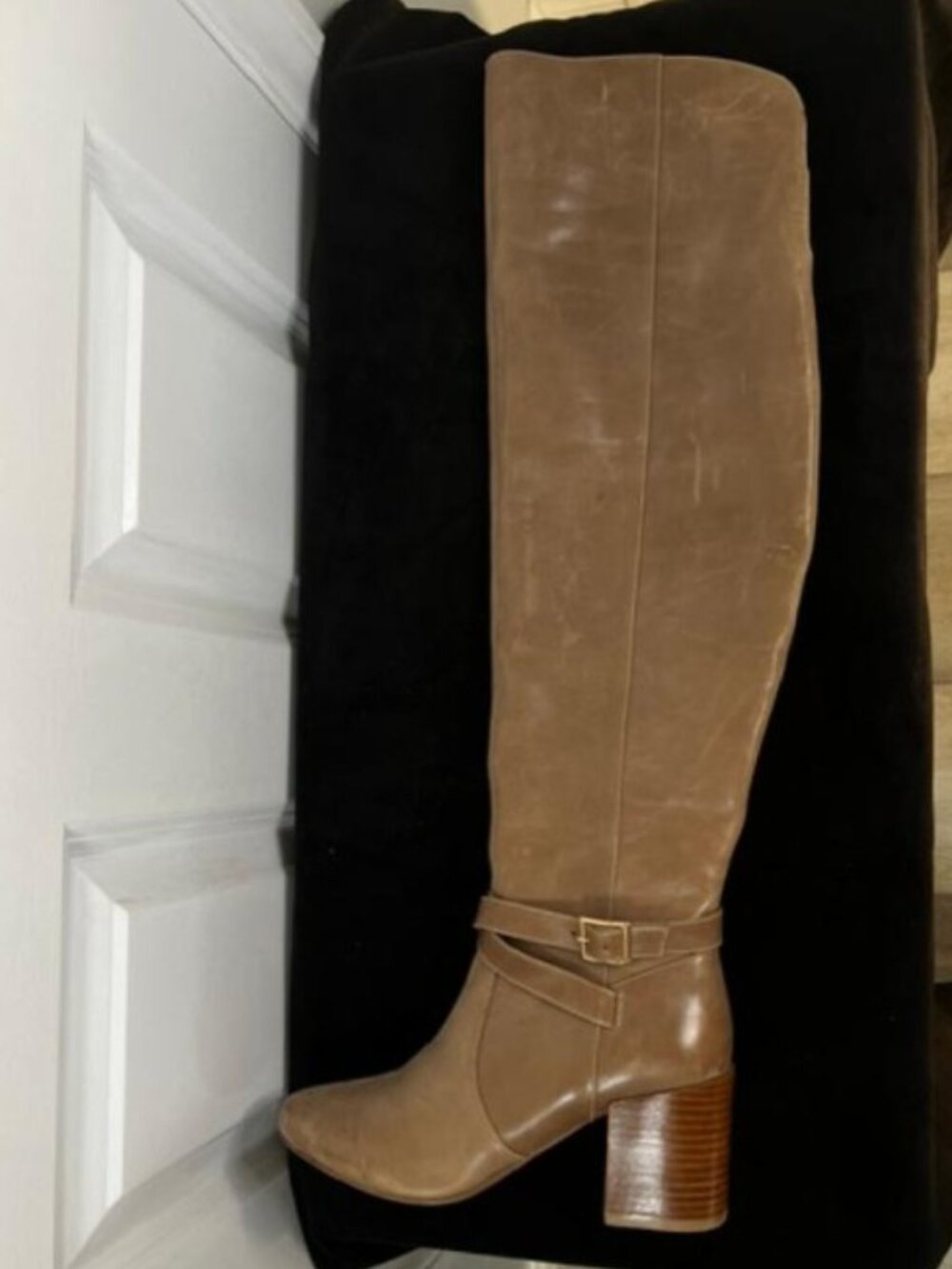 Matiko Lakota Over-The-Knee Boots in Tan Leather – Size 9 / 39 Euro - NEW - Picture 9 of 12
